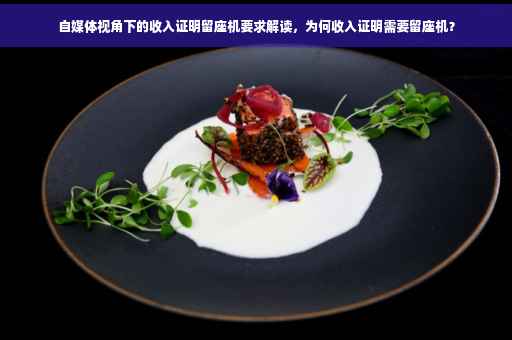 自媒体视角下的收入证明留座机要求解读，为何收入证明需要留座机？