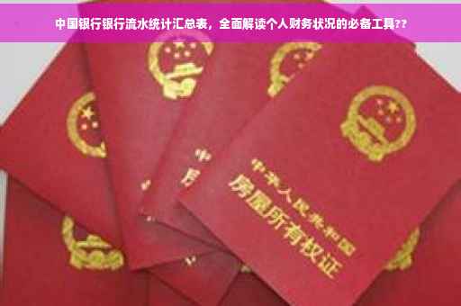 中国银行银行流水统计汇总表，全面解读个人财务状况的必备工具??