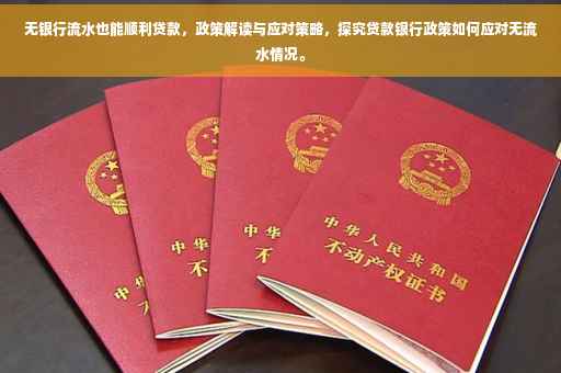 无银行流水也能顺利贷款，政策解读与应对策略，探究贷款银行政策如何应对无流水情况。