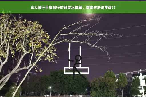 光大银行手机银行转账流水详解，查询方法与步骤??
