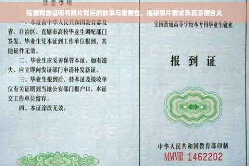 结案释放证明书照片背后的故事与重要性，揭秘照片要求及其深层含义