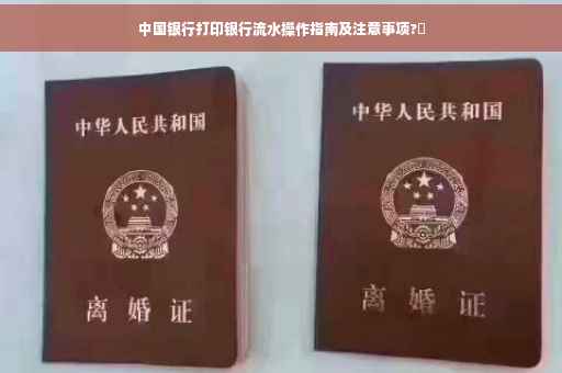 中国银行打印银行流水操作指南及注意事项?✨
