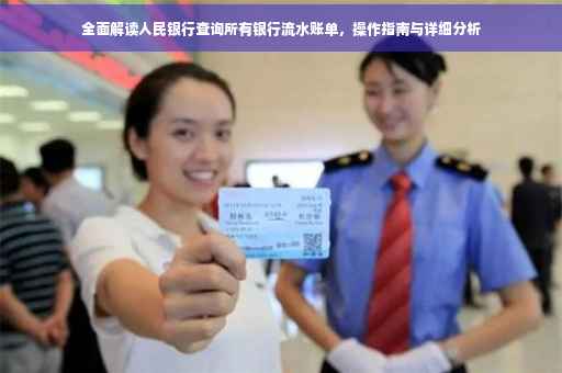 全面解读人民银行查询所有银行流水账单，操作指南与详细分析