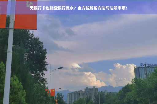 无银行卡也能查银行流水？全方位解析方法与注意事项！