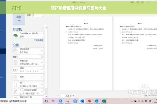 顺产诊断证明书详解与图片大全