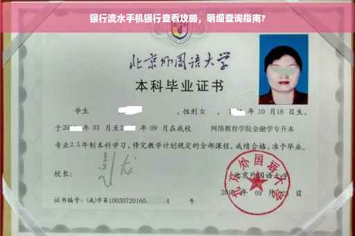 银行流水手机银行查看攻略，明细查询指南?