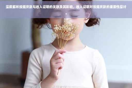 深度解析按揭贷款与收入证明的关联及其影响，收入证明对按揭贷款的重要性探讨。
