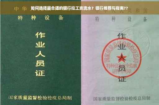 如何选择最合适的银行拉工资流水？银行推荐与指南??