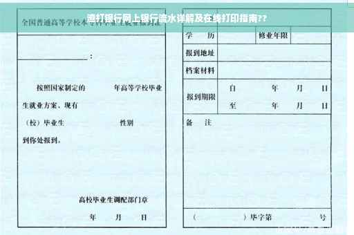 渣打银行网上银行流水详解及在线打印指南??