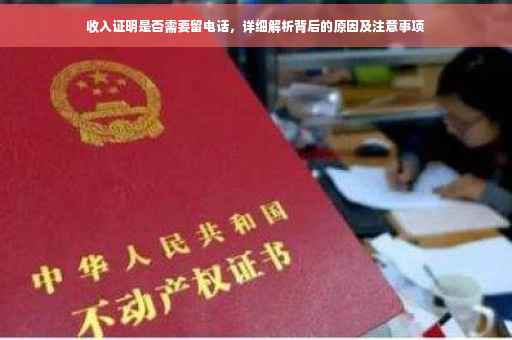 收入证明是否需要留电话，详细解析背后的原因及注意事项