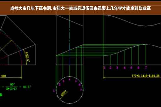 成考大专几年下证书啊,专科大一去当兵退伍回来还要上几年学才能拿到毕业证