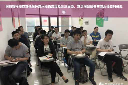 网商银行提交其他银行流水操作流程及注意事项，常见问题解答与流水提交时长解析