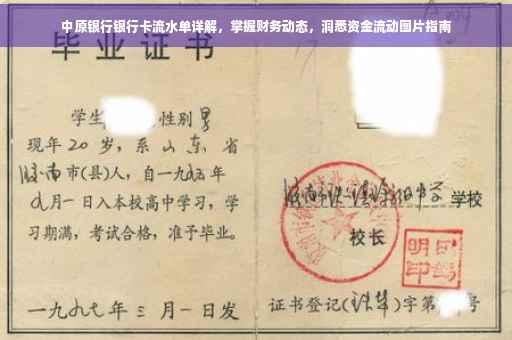 中原银行银行卡流水单详解，掌握财务动态，洞悉资金流动图片指南
