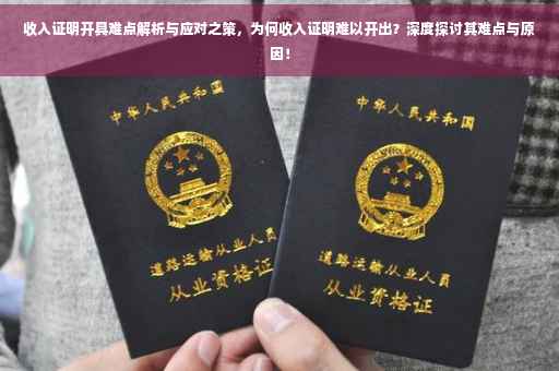 收入证明开具难点解析与应对之策，为何收入证明难以开出？深度探讨其难点与原因！