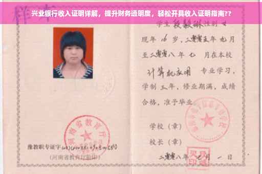 兴业银行收入证明详解，提升财务透明度，轻松开具收入证明指南??