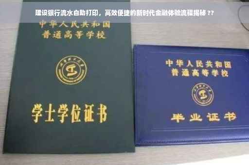 建设银行流水自助打印，高效便捷的新时代金融体验流程揭秘 ??
