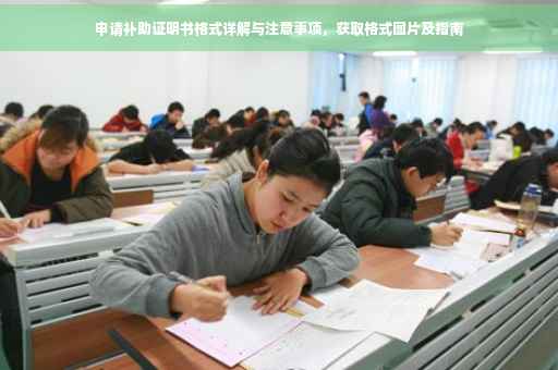 申请补助证明书格式详解与注意事项，获取格式图片及指南