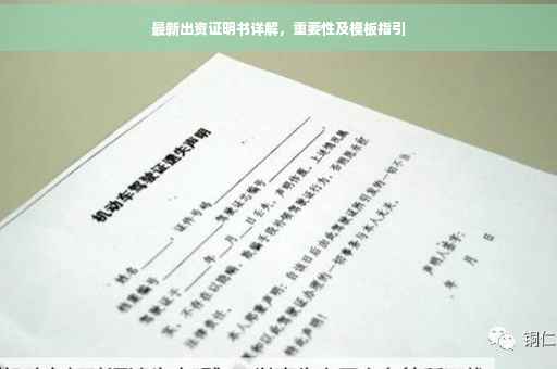 最新出资证明书详解，重要性及模板指引