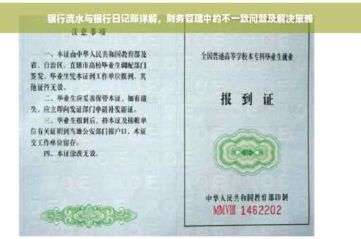 银行流水与银行日记账详解，财务管理中的不一致问题及解决策略
