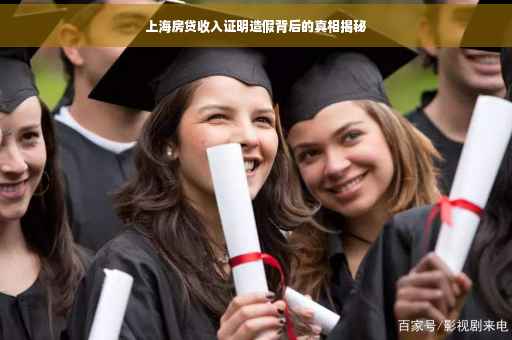 上海房贷收入证明造假背后的真相揭秘