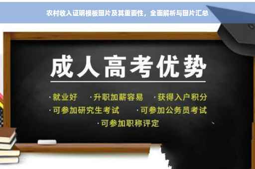 农村收入证明模板图片及其重要性，全面解析与图片汇总
