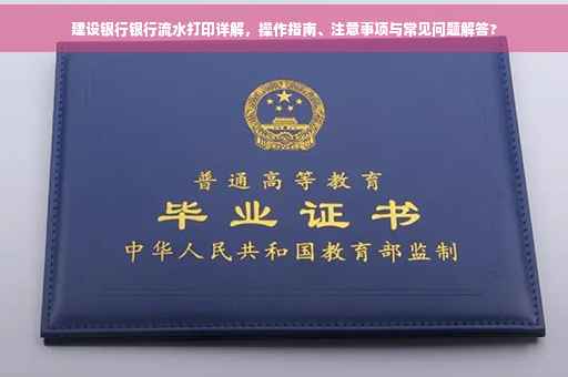 建设银行银行流水打印详解，操作指南、注意事项与常见问题解答?