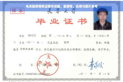 电池阻燃等级证明书详解，重要性、应用与图片参考