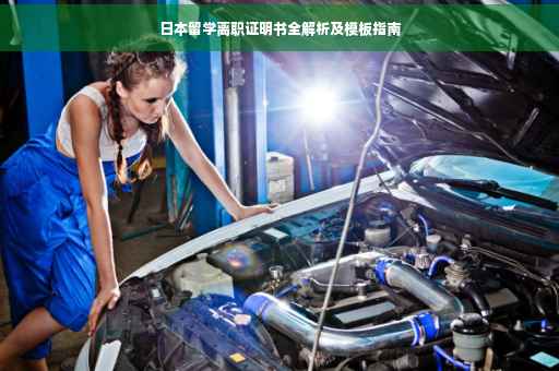 日本留学离职证明书全解析及模板指南