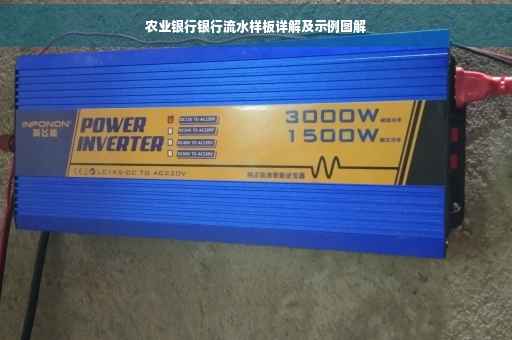 农业银行银行流水样板详解及示例图解
