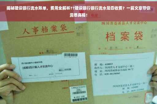 揭秘建设银行流水账单，费用全解析??建设银行银行流水是否收费？一篇文章带你洞悉真相！