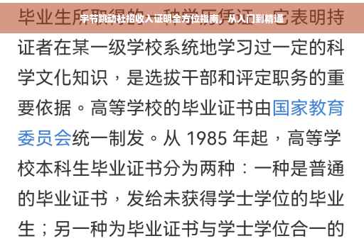 字节跳动社招收入证明全方位指南，从入门到精通