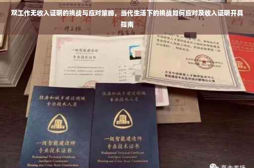 双工作无收入证明的挑战与应对策略，当代生活下的挑战如何应对及收入证明开具指南