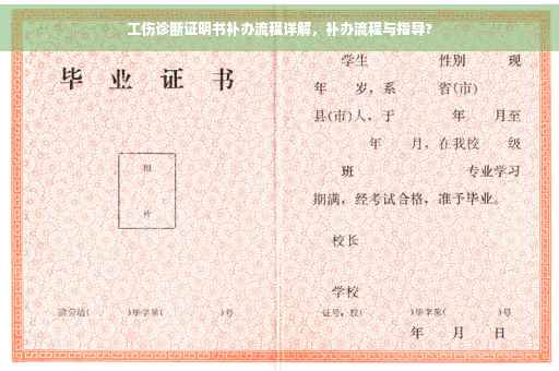 工伤诊断证明书补办流程详解，补办流程与指导?