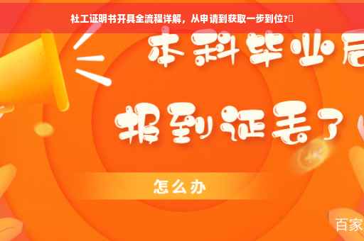 社工证明书开具全流程详解，从申请到获取一步到位?✨