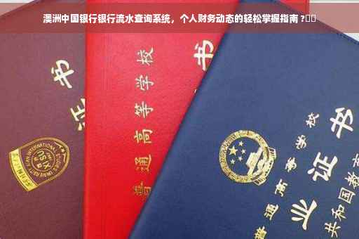 澳洲中国银行银行流水查询系统，个人财务动态的轻松掌握指南 ?⚡️