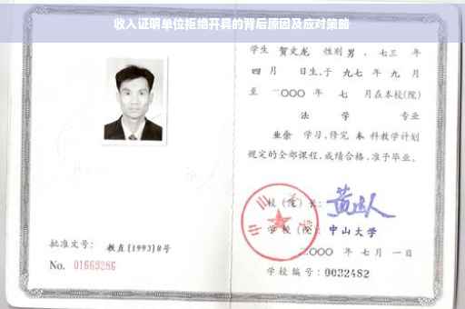 收入证明单位拒绝开具的背后原因及应对策略