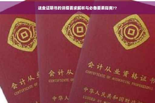 送金证明书的详细要求解析与必备要素指南??