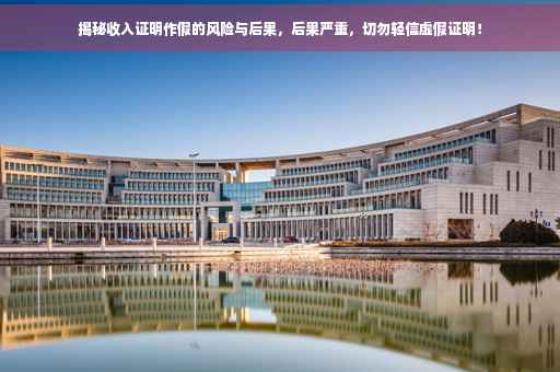 揭秘收入证明作假的风险与后果，后果严重，切勿轻信虚假证明！