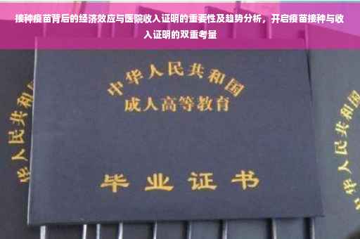 接种疫苗背后的经济效应与医院收入证明的重要性及趋势分析，开启疫苗接种与收入证明的双重考量