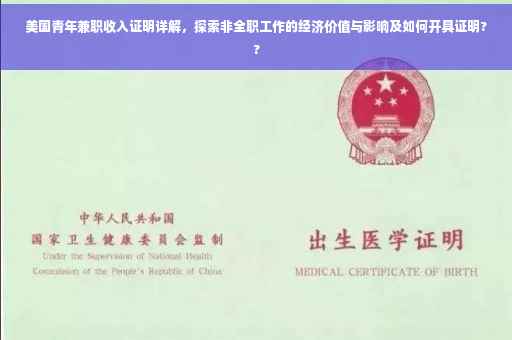 美国青年兼职收入证明详解，探索非全职工作的经济价值与影响及如何开具证明??