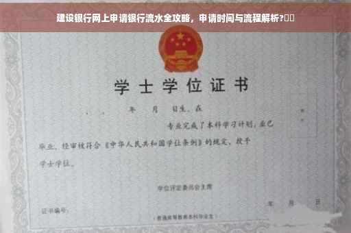 建设银行网上申请银行流水全攻略，申请时间与流程解析?⚡️