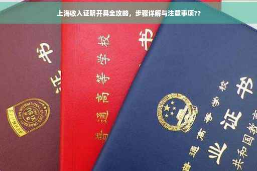 上海收入证明开具全攻略，步骤详解与注意事项??