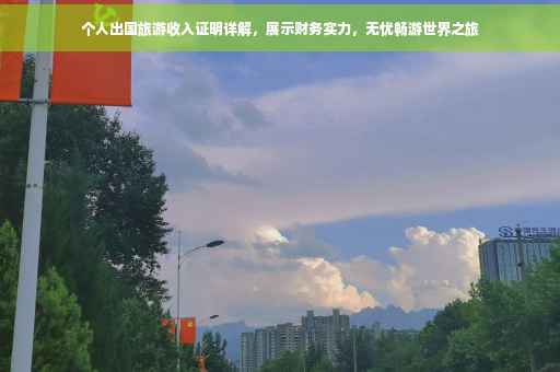 个人出国旅游收入证明详解，展示财务实力，无忧畅游世界之旅