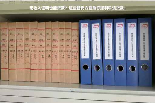 无收入证明也能贷款？这些替代方案助你顺利申请贷款！