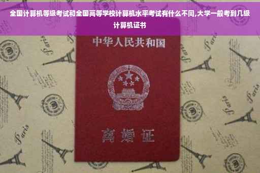 全国计算机等级考试和全国高等学校计算机水平考试有什么不同,大学一般考到几级计算机证书