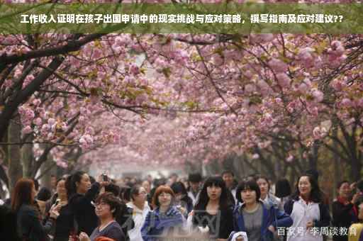 工作收入证明在孩子出国申请中的现实挑战与应对策略，撰写指南及应对建议??