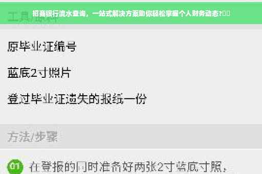 招商银行流水查询，一站式解决方案助你轻松掌握个人财务动态?⚡️