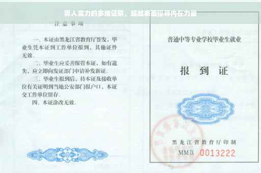 男人实力的多维证明，超越表面探寻内在力量