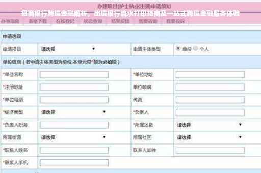 招商银行跨境金融解析，出境银行流水打印指南及一站式跨境金融服务体验
