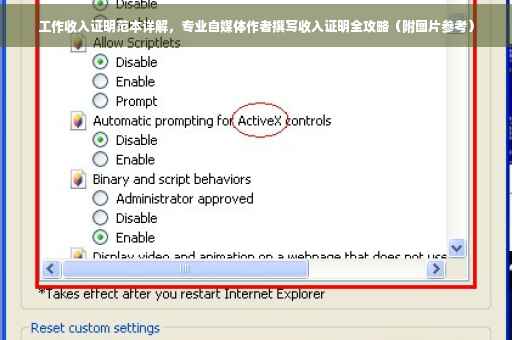 工作收入证明范本详解，专业自媒体作者撰写收入证明全攻略（附图片参考）